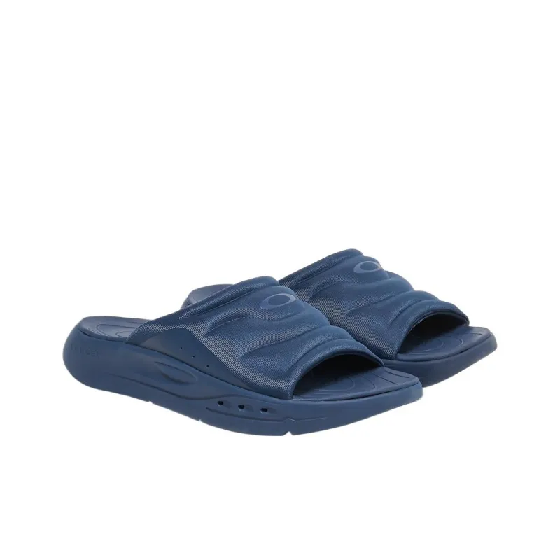 Oakley Studio Slide Slip Resistant Abrasion Resistant Slide Slippers Men's Midnight Blue-2