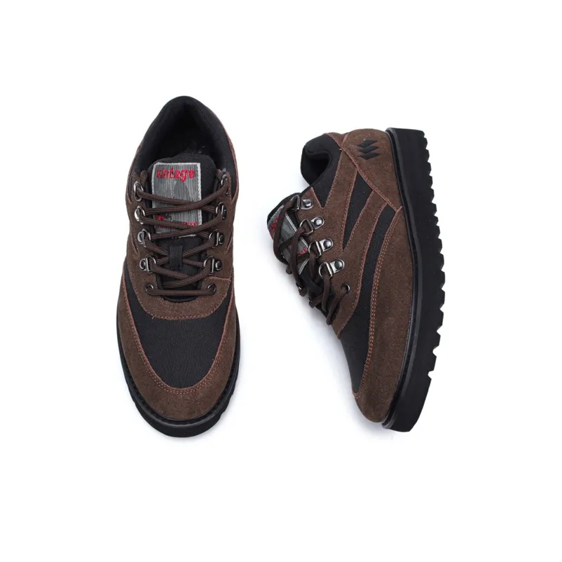 ESTEE GEEA Coverage Slip Resistant Abrasion Resistant Lightweight Breathable Low Top Skateboard Shoes Men's Brown-2