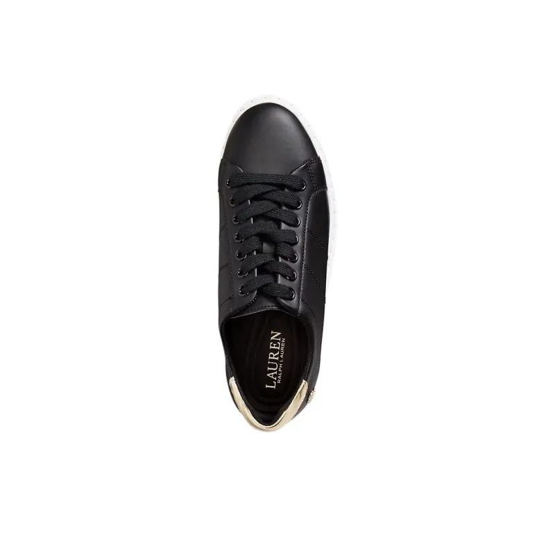 LAUREN RALPH LAUREN Angeline II Low Top Skateboard Shoes Women's Black-3