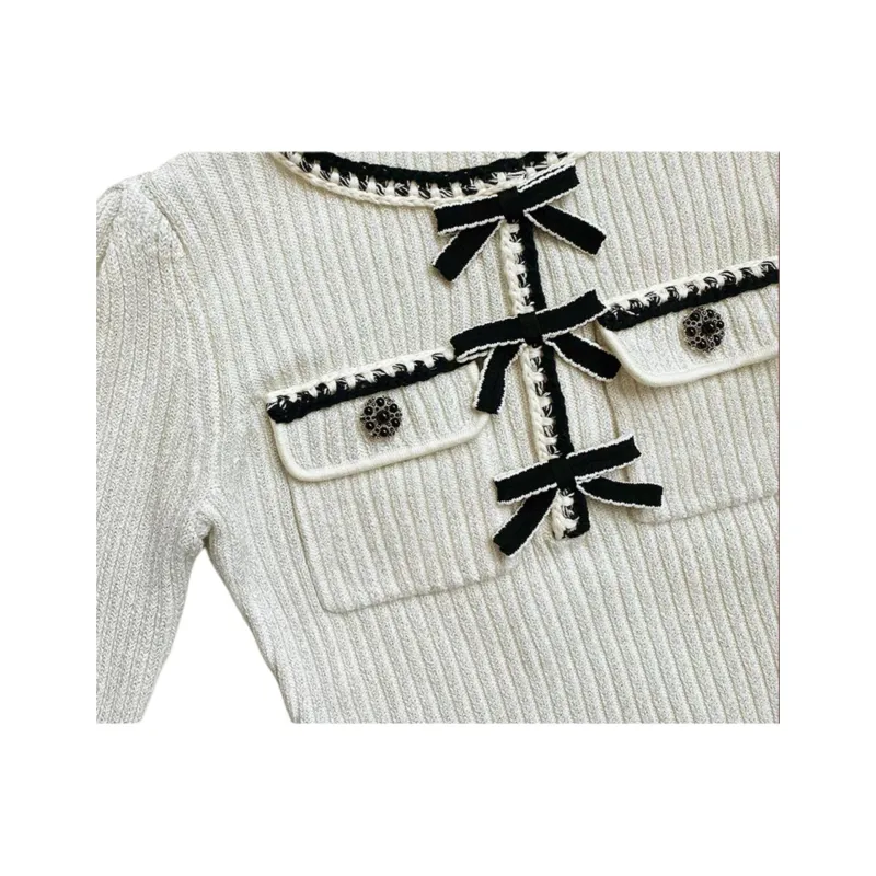 Self portrait FW22 Long Sleeved Dresses Women's White-4