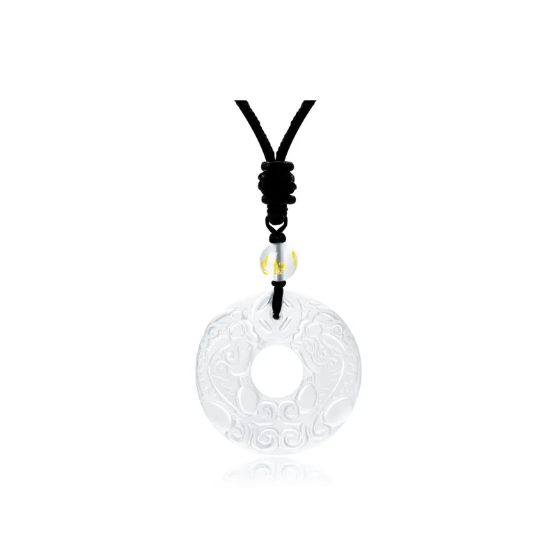 Lao Feng Xiang Chalcedony Jade Necklaces Unisex-5
