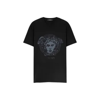 VERSACE Medusa Embroidered T shirt
