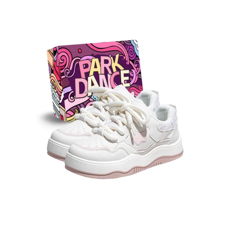 PARK DANCE Low Top Skateboard Shoes Women's-22