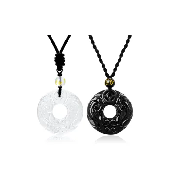 Lao Feng Xiang Chalcedony Jade Necklaces Unisex