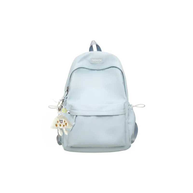 Yalu Nylon Backpack Unisex Mint Green/Black/Pink/Lemon/Lake Blue-18