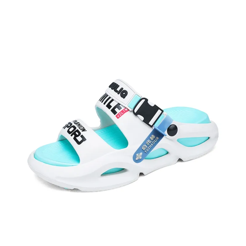 YUZHAOLIN EVA Cut Out Massage Slip Resistant Abrasion Resistant Quiet Slide Slippers Unisex-122