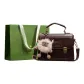 Dark Brown+Pendant+Shopping Bag