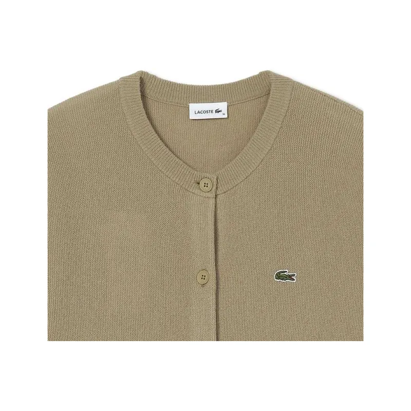LACOSTE Knitwear Women's Yellow Brown-2