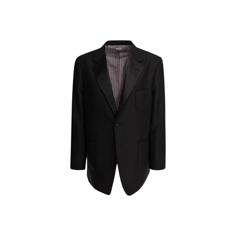 THOM BROWNE Single Breasted Jacket-0