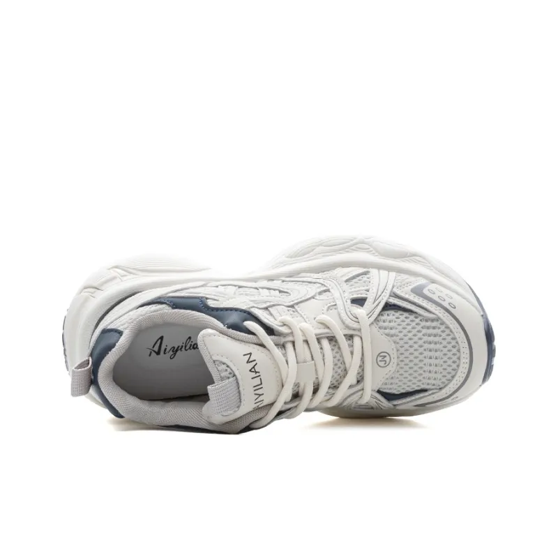 Love Elaine Slip Resistant, Breathable, Lightweight, Height Increasing Low Top Chunky Sneakers Women's-1