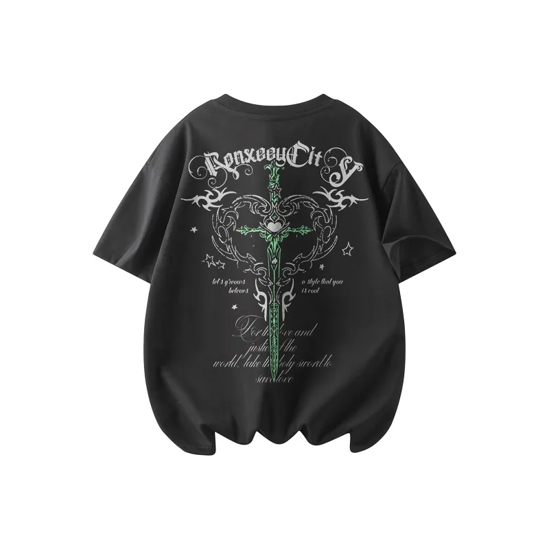 Qnxeey T Shirts Unisex-0