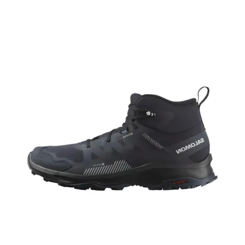 SALOMON Gore Te Lightweight High Top Hiking Shoes Men's Black