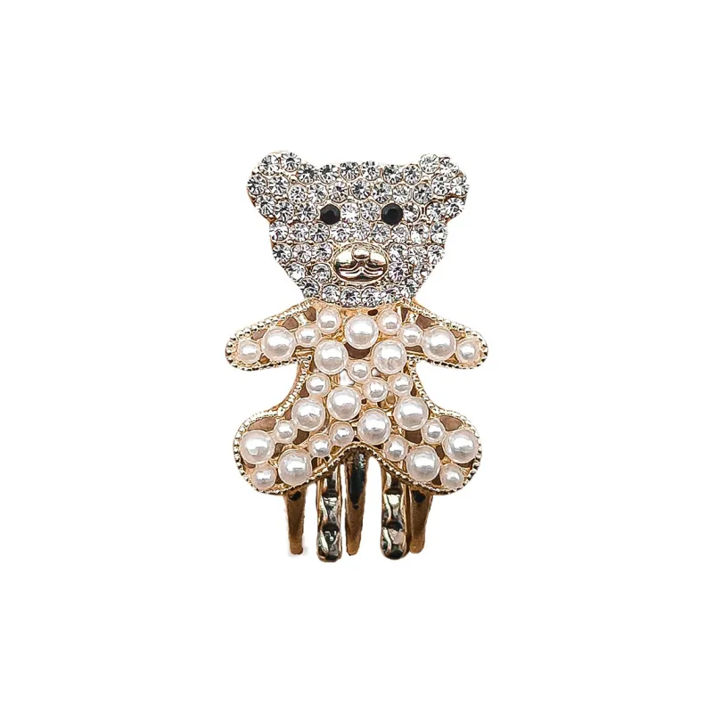 JIANYINGSHU Alloy+Faux Diamond Hair Clips Women's-0
