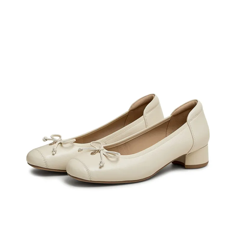 PT'SON Chunky Heel High Heels Women's-2