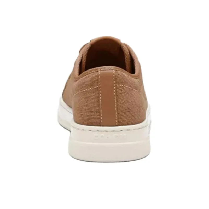 COACH Low Top Canvas Shoes Women's Brown-4