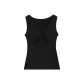 B891 Body Sculpting Thermal Tank Top, Black