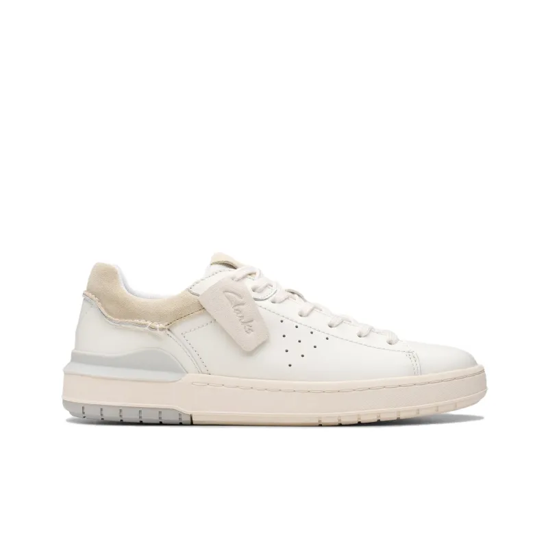 Clarks Courtlite 2 Run Low Top Skateboard Shoes Men's White-1