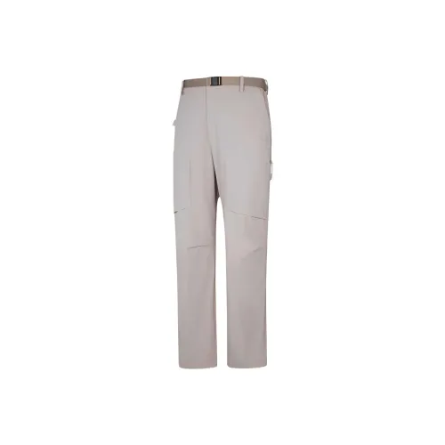 HOKA ONE ONE FW24 OUTDOOR PANT CHN Knitted Sweatpants Men's Sandstone