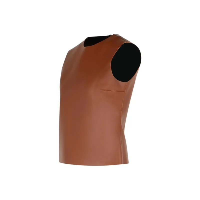 JW Anderson Sleeveless Leather Top-2