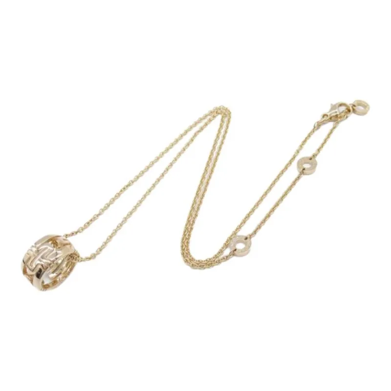 BVLGARI 2010s 18K Yellow Gold Parentesi Necklace-1