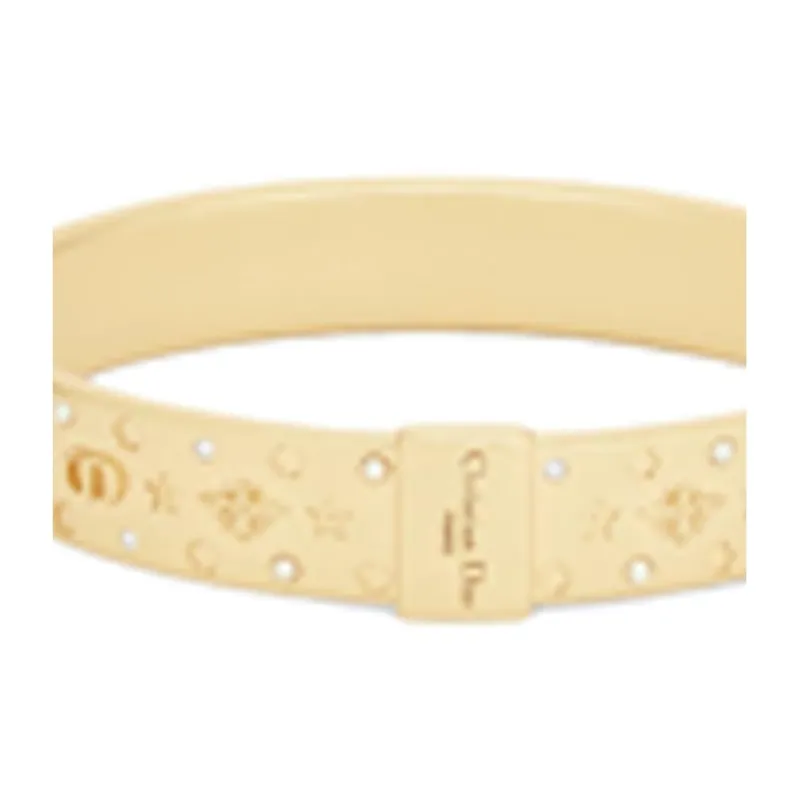 DIOR Resin Pearls Wristbands Unisex Gold-1