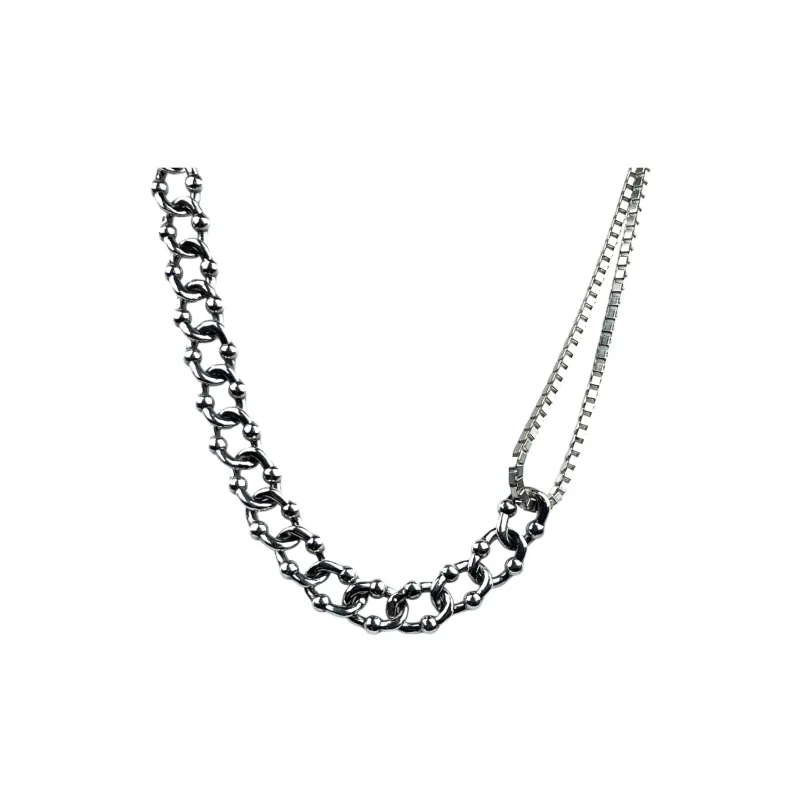 SHIYI N CIFANG 925 Sterling Silver Necklaces Men's-0