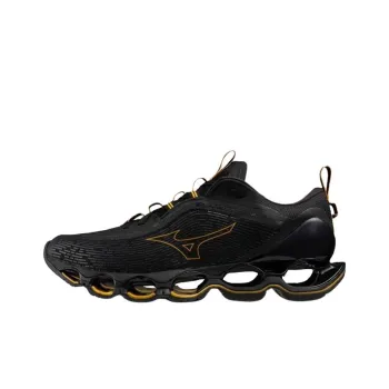 Mizuno Wave Prophecy 13 Cushioning, Wear Resistant Low Top Running Shoes Men's Black
