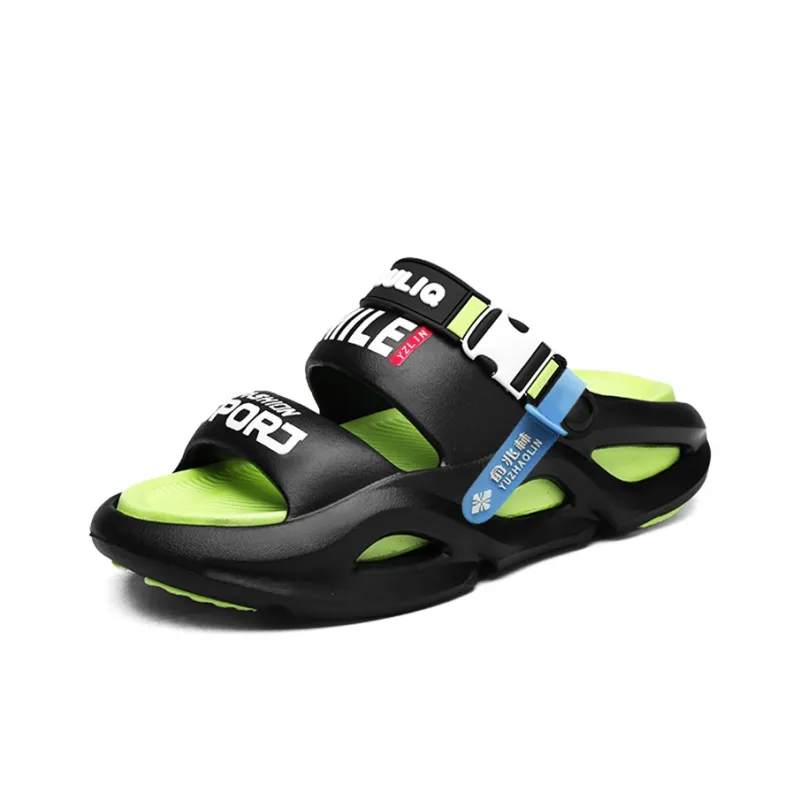 YUZHAOLIN EVA Cut Out Massage Slip Resistant Abrasion Resistant Quiet Slide Slippers Unisex-92