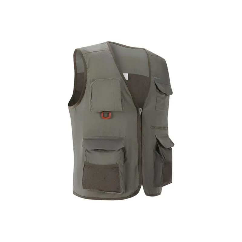 DECATHLON Vest Men's Khaki Gray-1