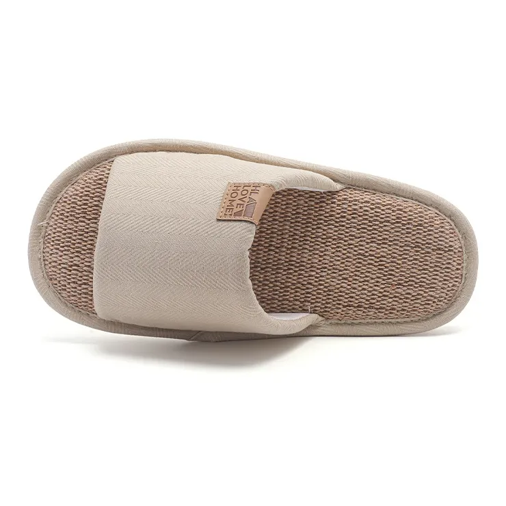HLA All Season Soft Sole Home Slip Resistant Quiet Indoor Slippers Couple's-3