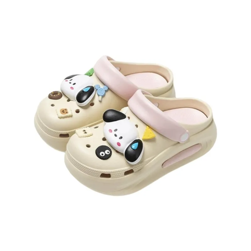 ECAC Squashy And Bouncy Feeling Clogs, Summer Height Increasing, Slip Resistant EVA Platform Slippers-7