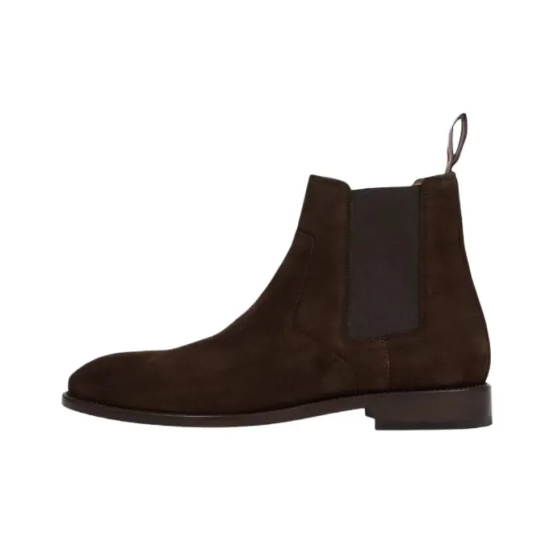 Paul Smith Lawson Ankle Length Chelsea Boots Men's Brown-0