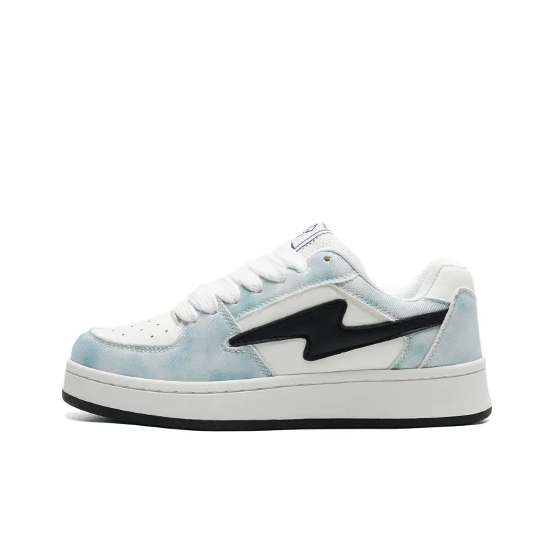 T628 Lightning Puffy Shoes Slip Resistant, Abrasion Resistant, Lightweight Low Top Skateboard Shoes Unisex-35