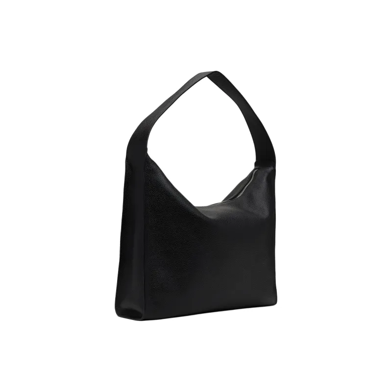 NOTHING WRITTEN Leather Shoulder Bag Regular Women's Black-2