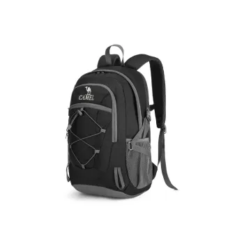 CAMEL Polyester Backpack Medium Size Unisex White