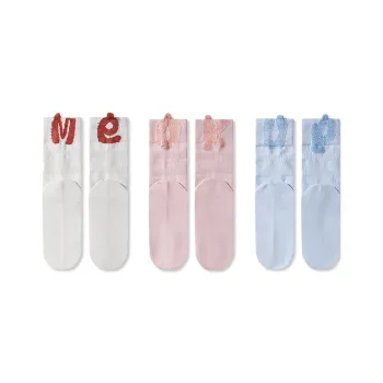 JIAZINI Mid Calf Socks Women's 3 Pack