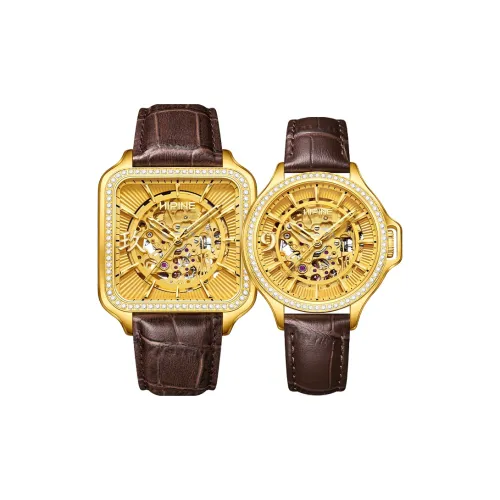 HIPINE 오토매틱 메커니컬 무브먼트 남녀공용 중국 시계 37MM 해골