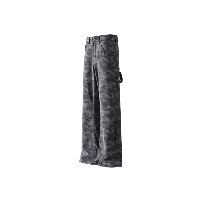 MIIOW Trend Party Series Jeans Unisex Camouflage-2