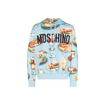 MOSCHINO Diner Group print Hoodie
