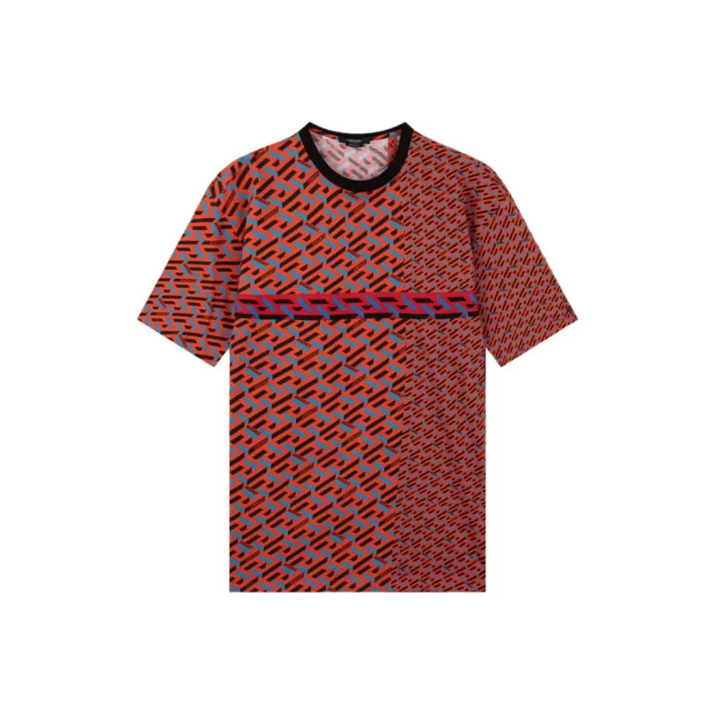 VERSACE T-Shirts Men Red-0
