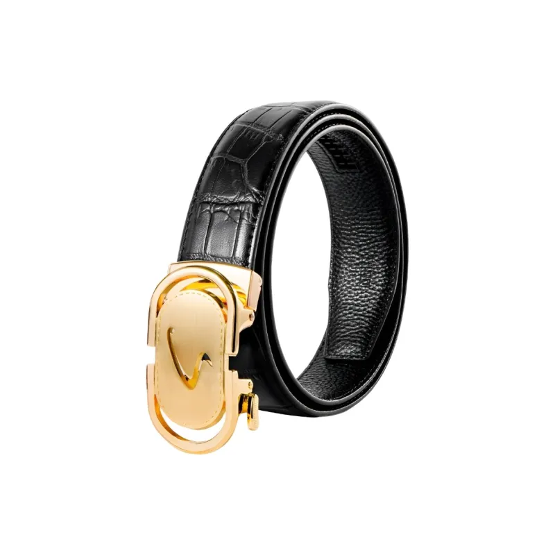ROSEROOEN Cow Leather Belts Men's 3.5cm-8