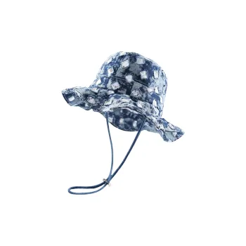 VERENA REINE Denim Bucket Hats Unisex