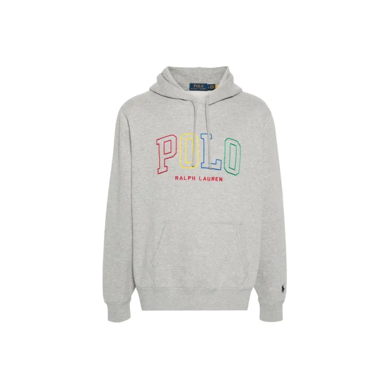 Polo Ralph Lauren Logo Embroidered Drawstring Hoodie-0