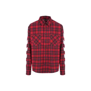 OFF WHITE Tartan Diagonal Shirt