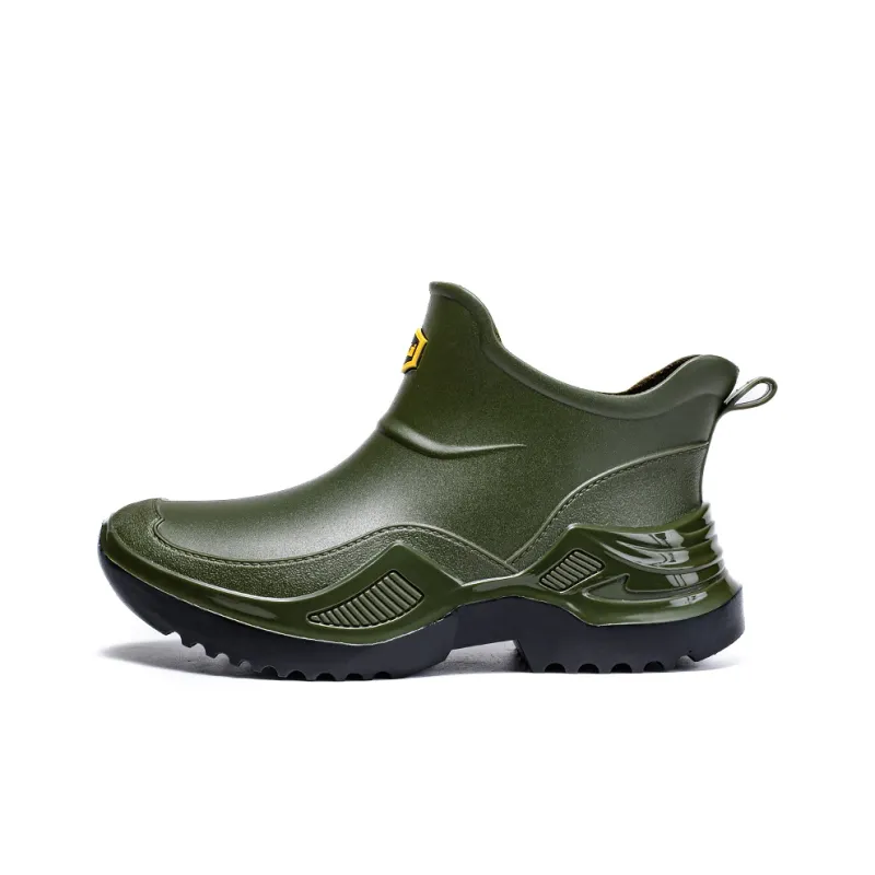 LONGYING Waterproof And Wear resistant Rain Boots Men's-9