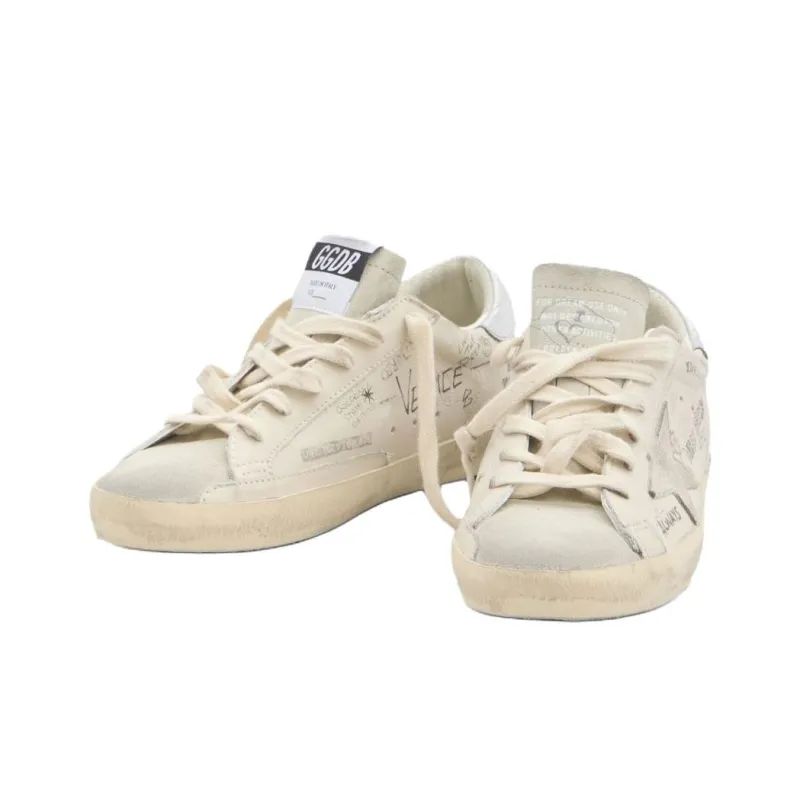 Golden Goose Super Star Low Top Skateboard Shoes Women's White-2