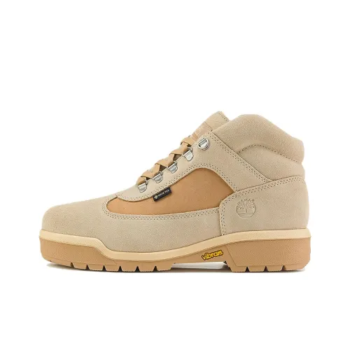 Timberland Anti Slip Wear Resistant Mid Top Hiking Shoes Men's Beige