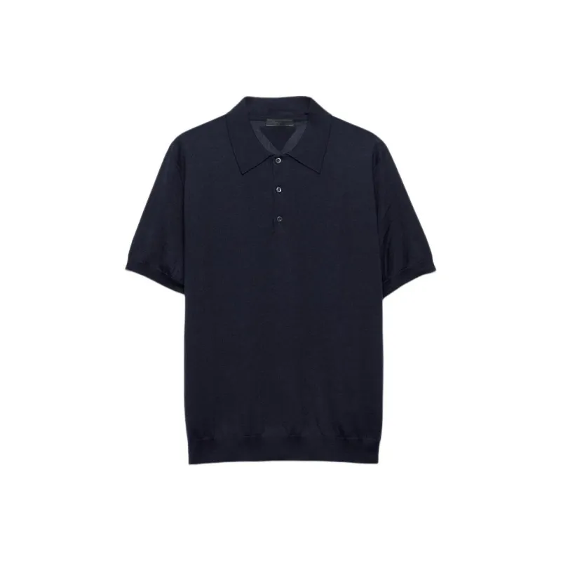 PRADA Knitted Polo Shirt-0