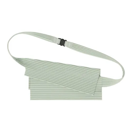 ISSEY MIYAKE Polyester Shoulder Bag Men's Frost Gray