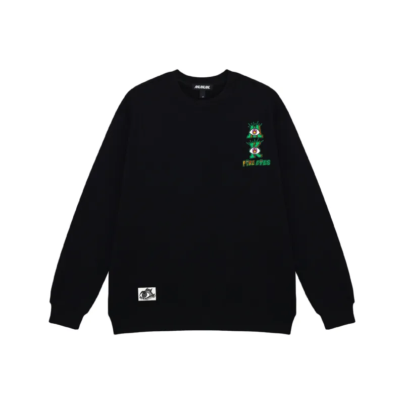 MK MONKEY KING Sweatshirt Unisex Black-0